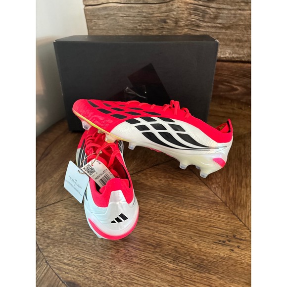 Adidas Predator Elite FT AG Soccer Cleats Solar Red Blk JR5899 Mens 9 Womens 10 main image 5
